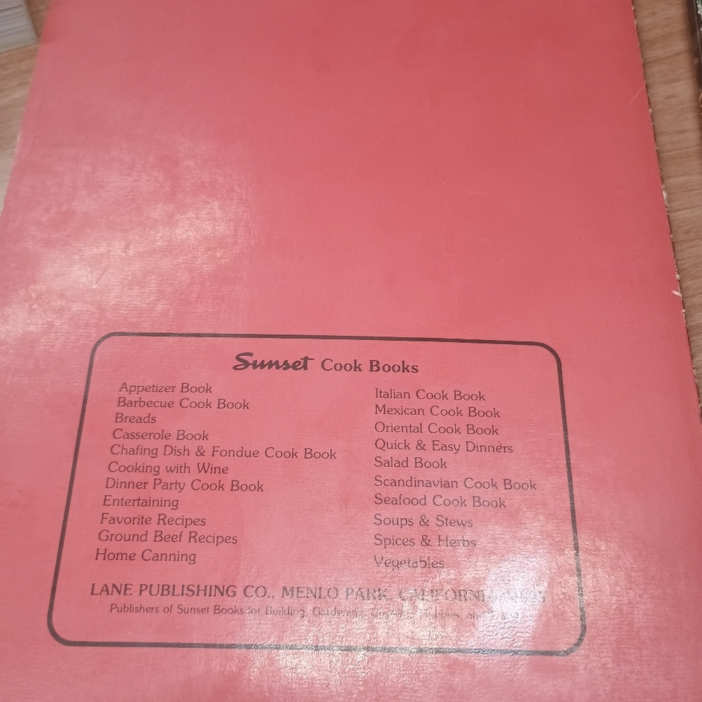 Vintage Bundle Sunset Barbecue and Oriental Cookbooks 1970s - Picture 4 of 9